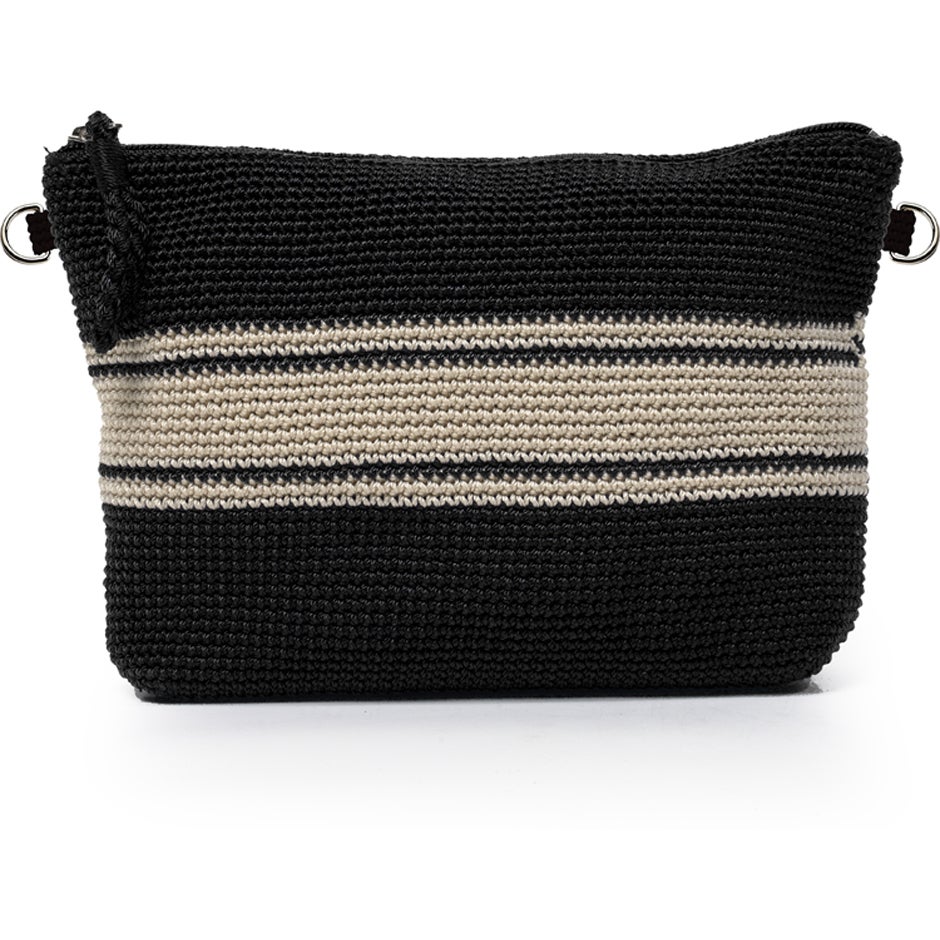 Ceannis Stripe Cosmetic Crochet Black - pcs 1