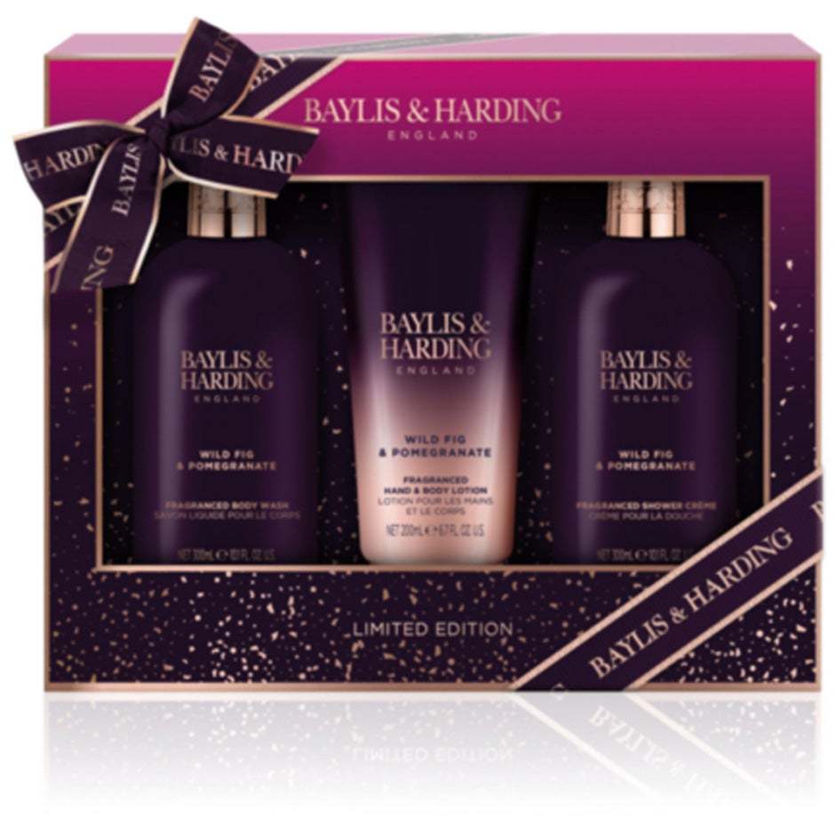 Baylis & Harding Wild Fig & Pomegranate Body Trio Set - 900 ml