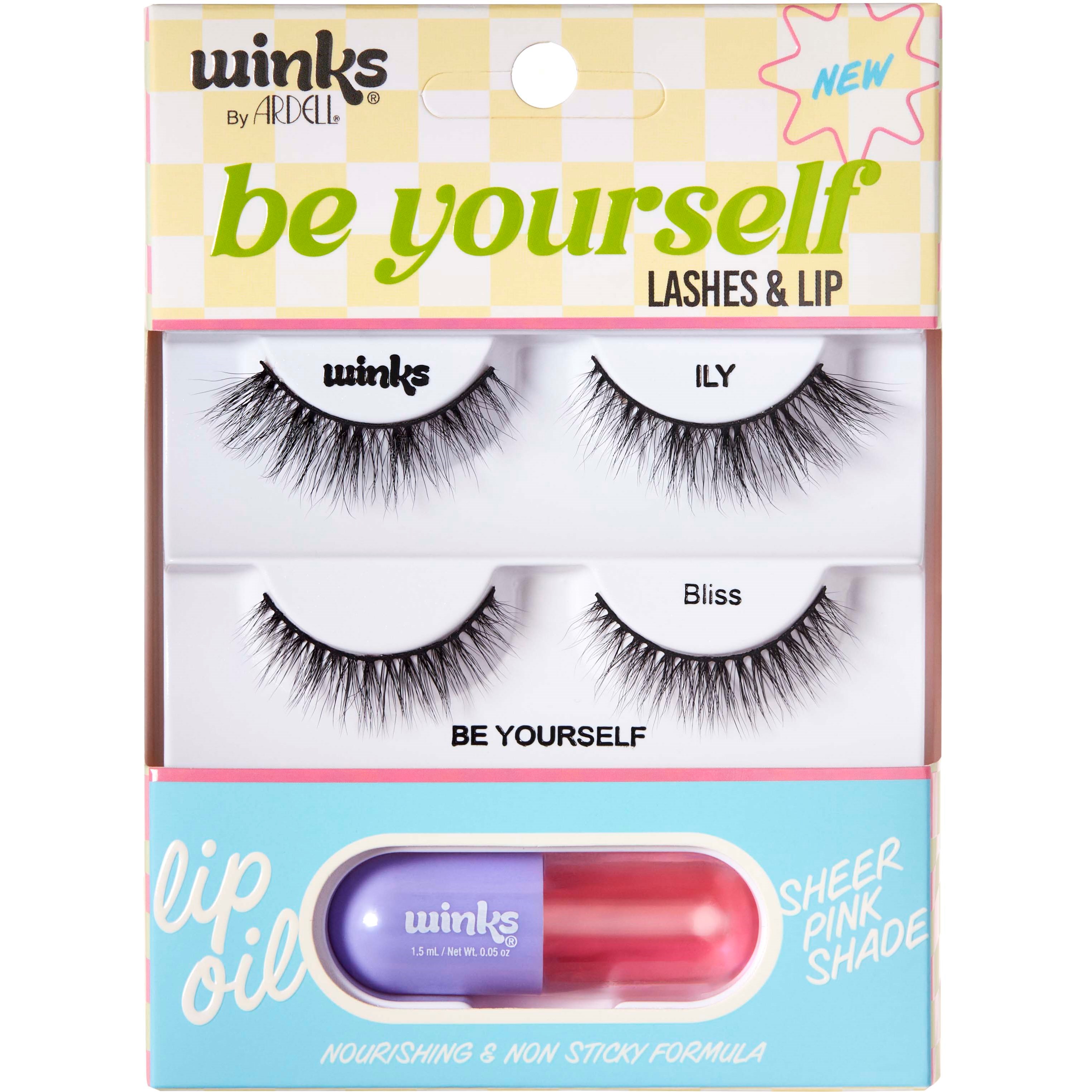 Ardell Winks Be Yourself ILY + Blish Lashes & Lip Kit