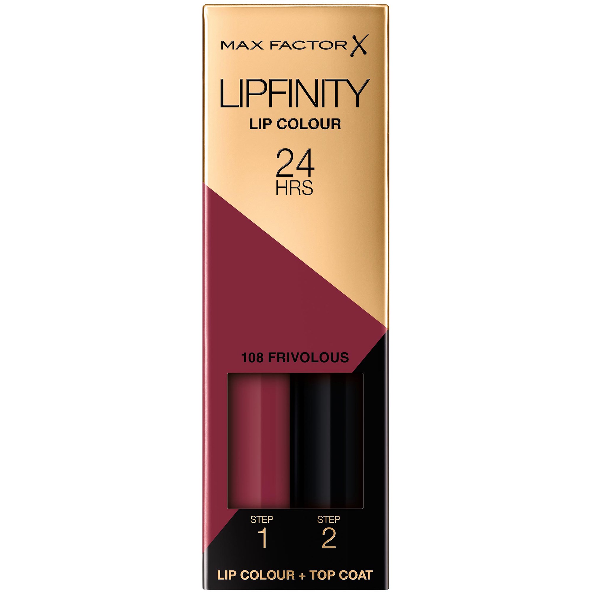 Max Factor Lipfinity 2-Step Long Lasting Lipstick 108 Frivolous