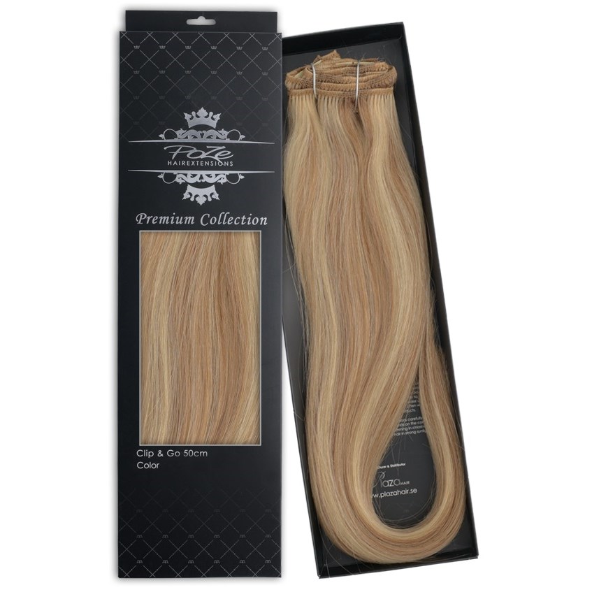 Poze Hairextensions Poze Clip&Go Löshår Äkta Premium 8A/10NV Ash Mix 5