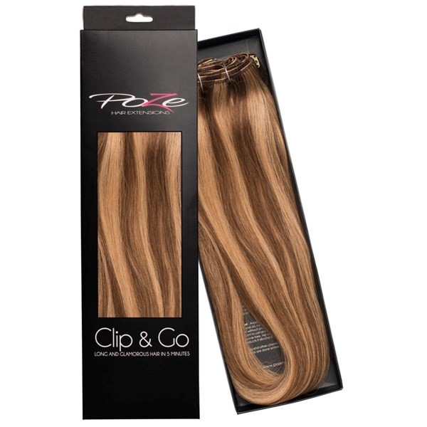 Poze Hairextensions Clip & Go Standard Real Hair Extensions 60 cm 10B/