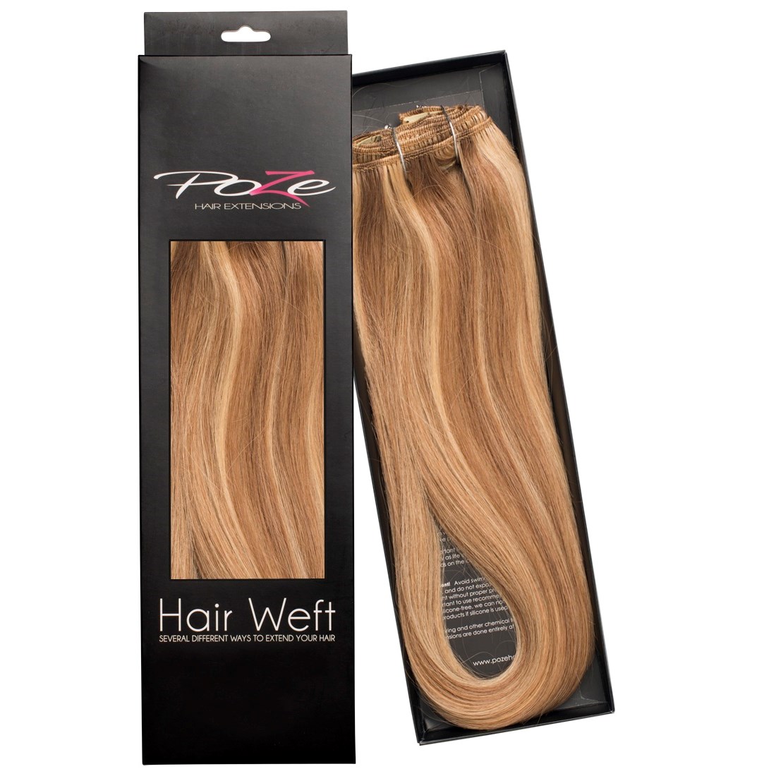 Poze Hairextensions Poze Hårträns Äkta P8B/11G Whipped Cream Blonde 50