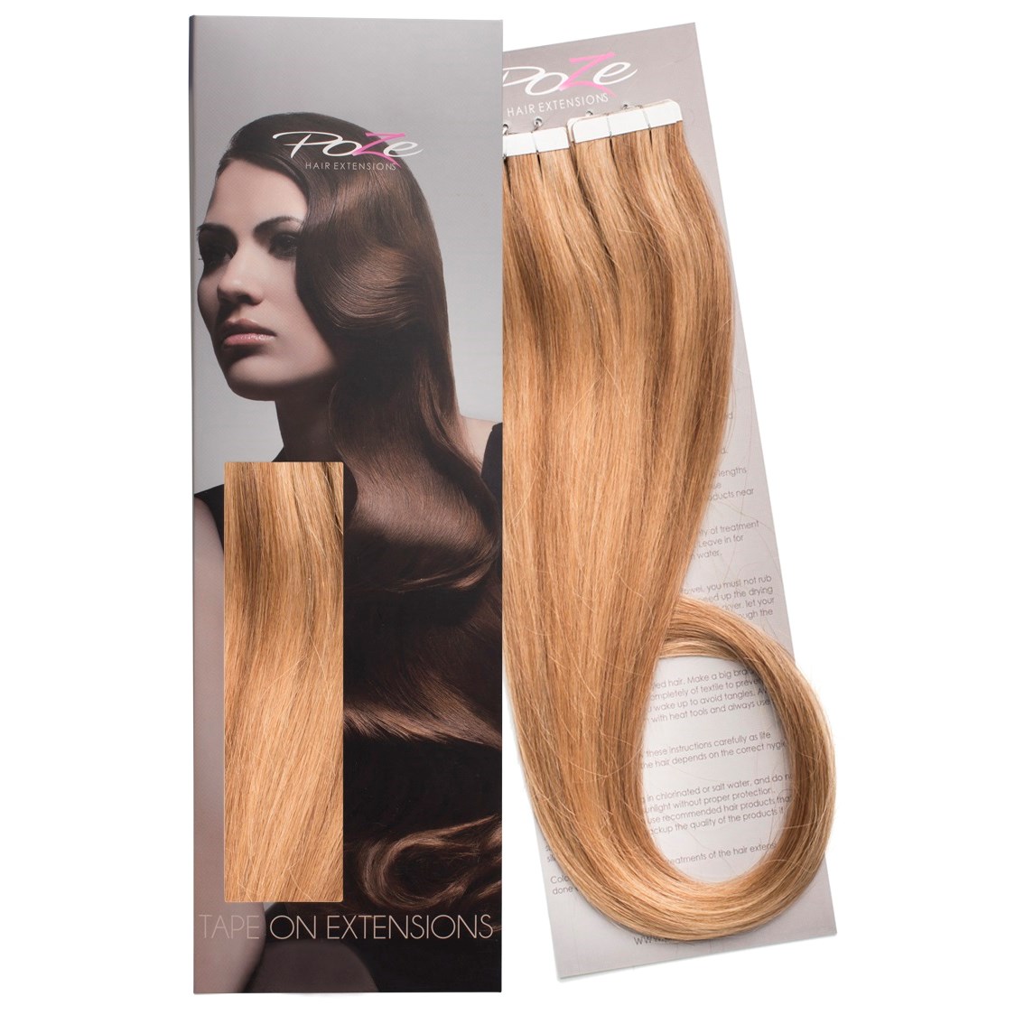 Poze Hairextensions Poze Tape On ExtensiP10B/8b Mix 4 cm/bit 50cm Brow