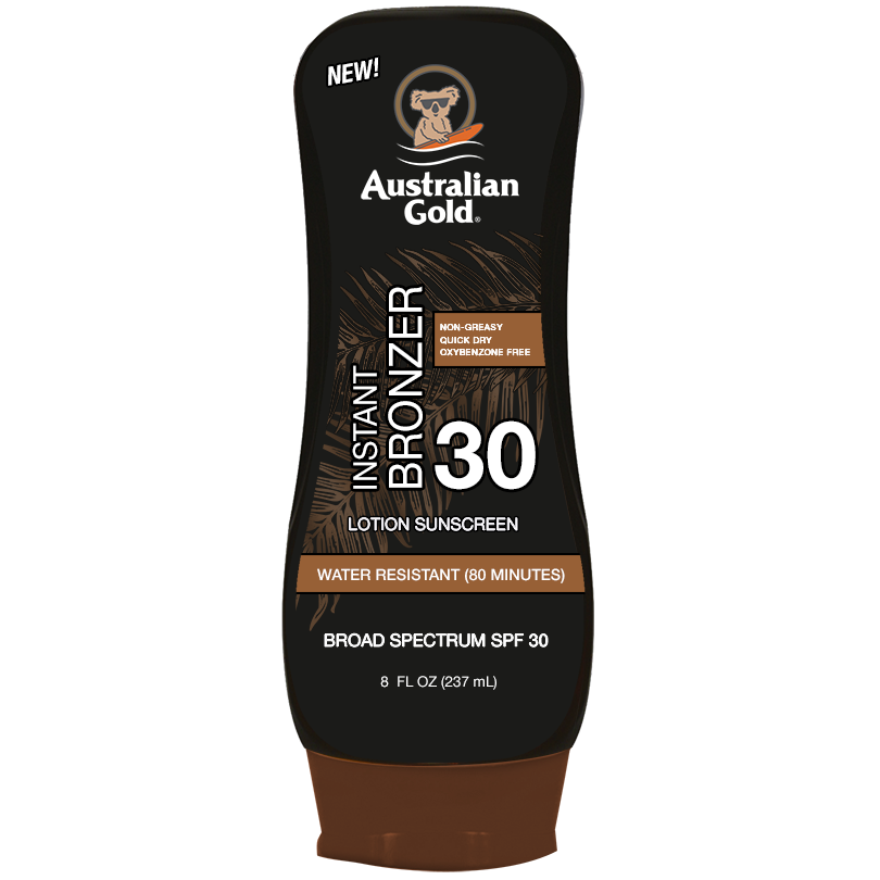 Australian Gold SPF30 Lotion With Bronzer 237 ml