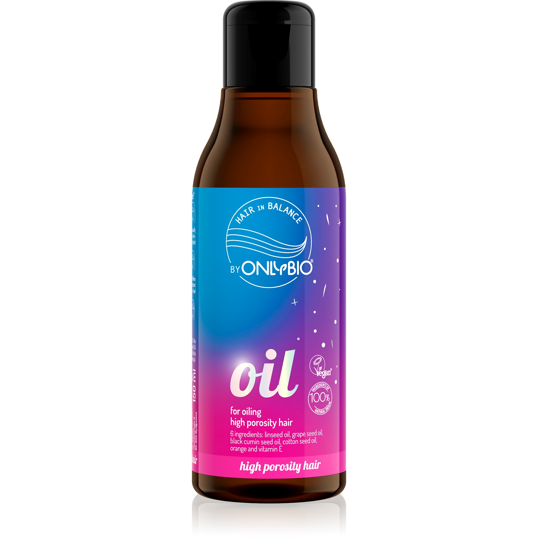 Hair in Balance by ONLYBIO Oil For Oiling high porosity Hair 150 ml