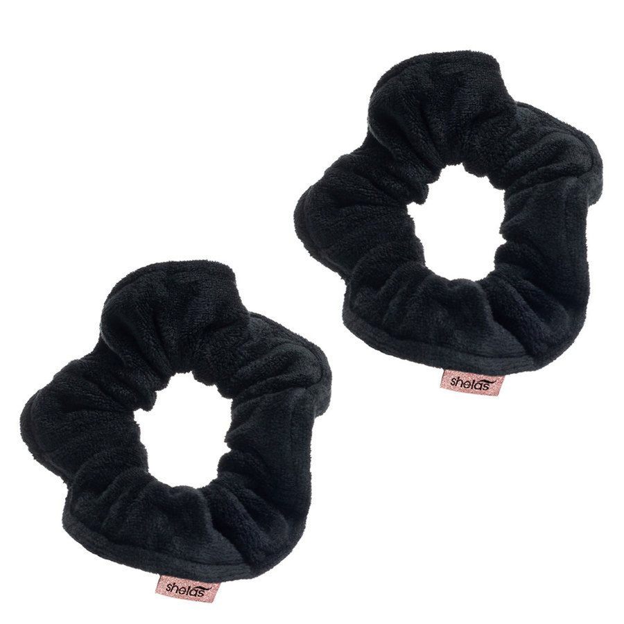 Shelas Scrunchies Svart 2 st.