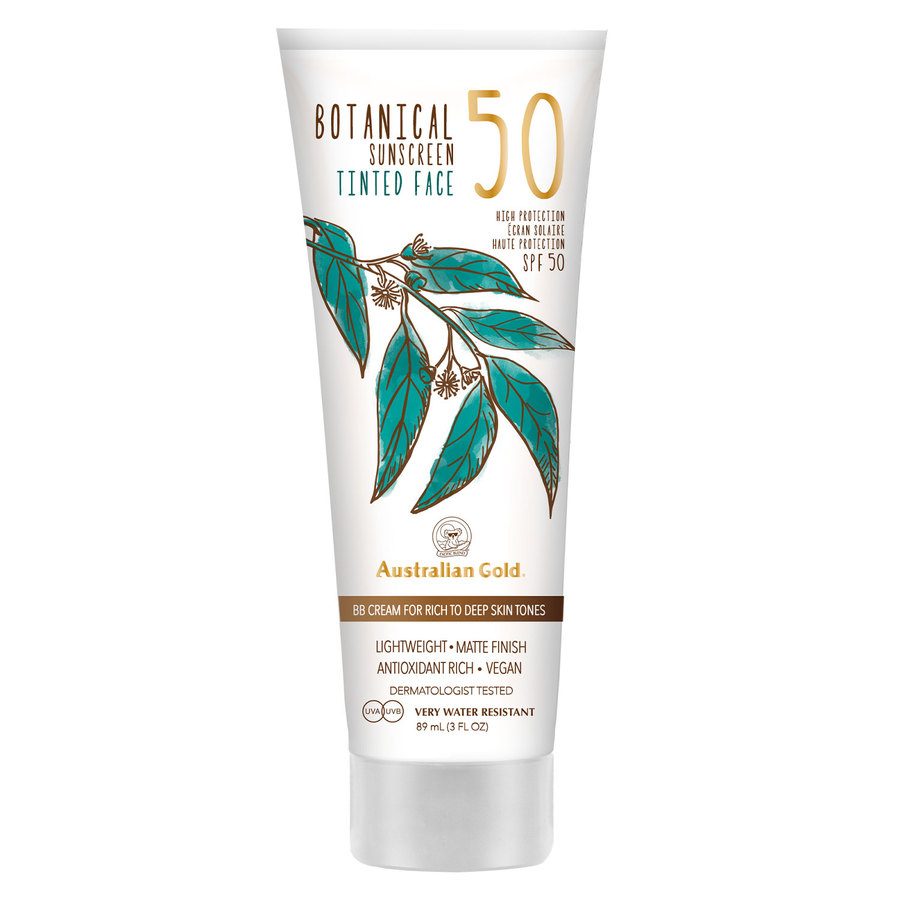 Australian Gold SPF50 Botanical Tinted Face Dark 89ml