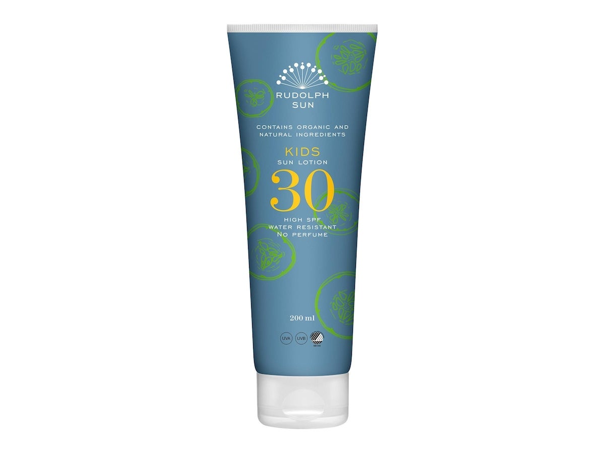 Rudolph Care Sun Lotion Kids SPF 30 Svanemerket og økologisk solkrem til barn, 200ml - 200 ml