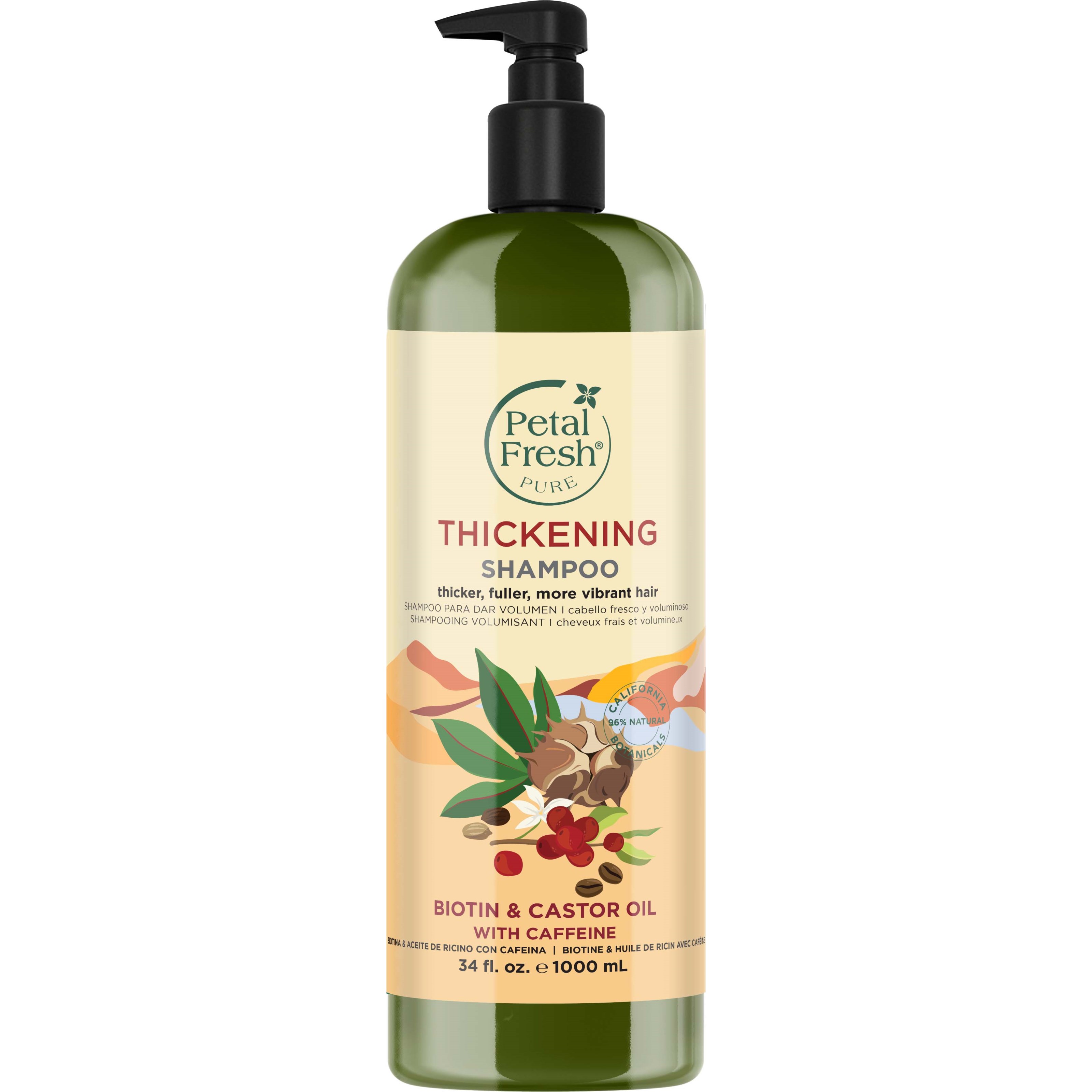 Petal Fresh Pure Thickening Biotin & Castor Oil with Caffeine Shampoo