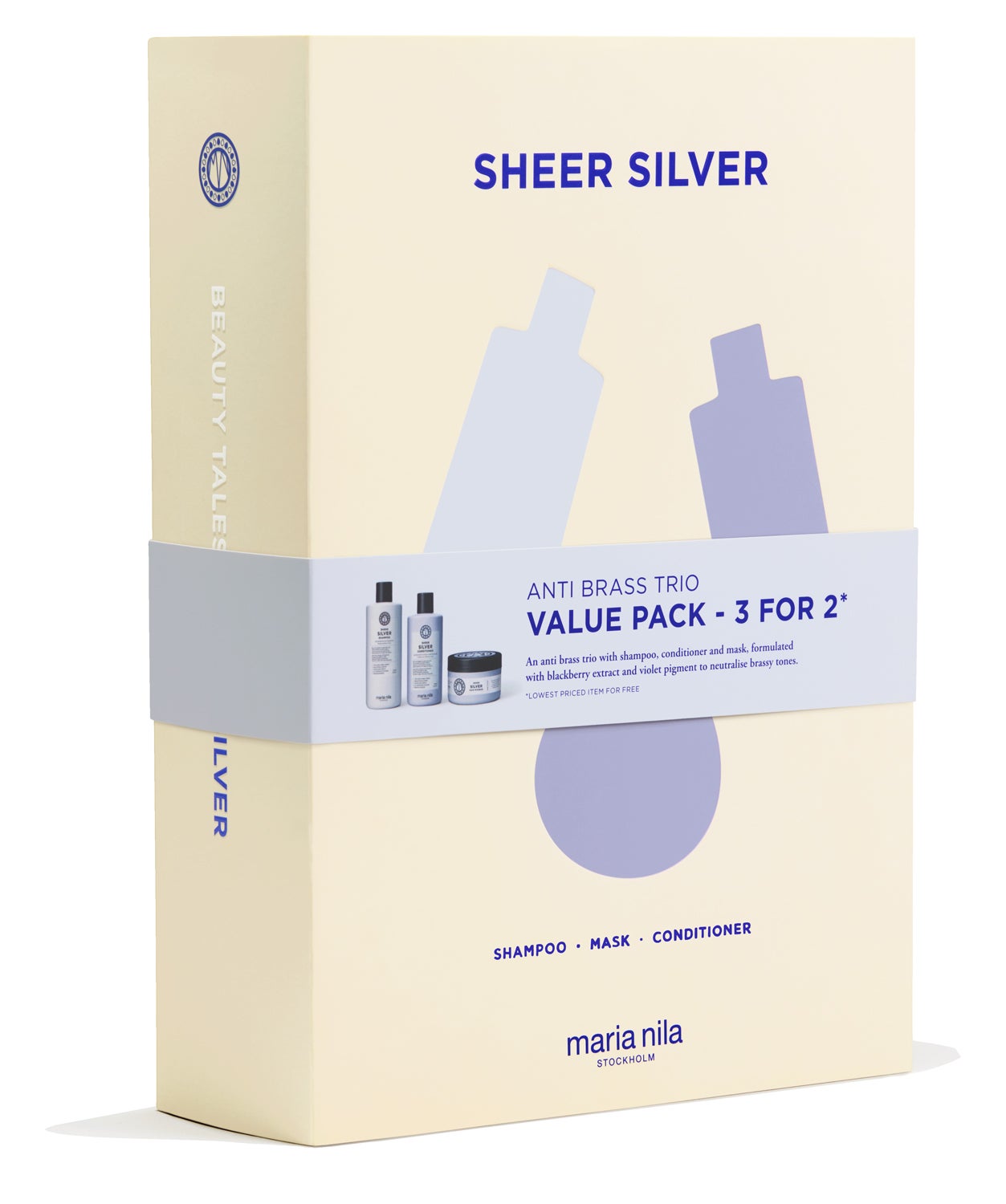 Maria Nila Beauty Box Sheer Silver 350, 300 & 250 ml