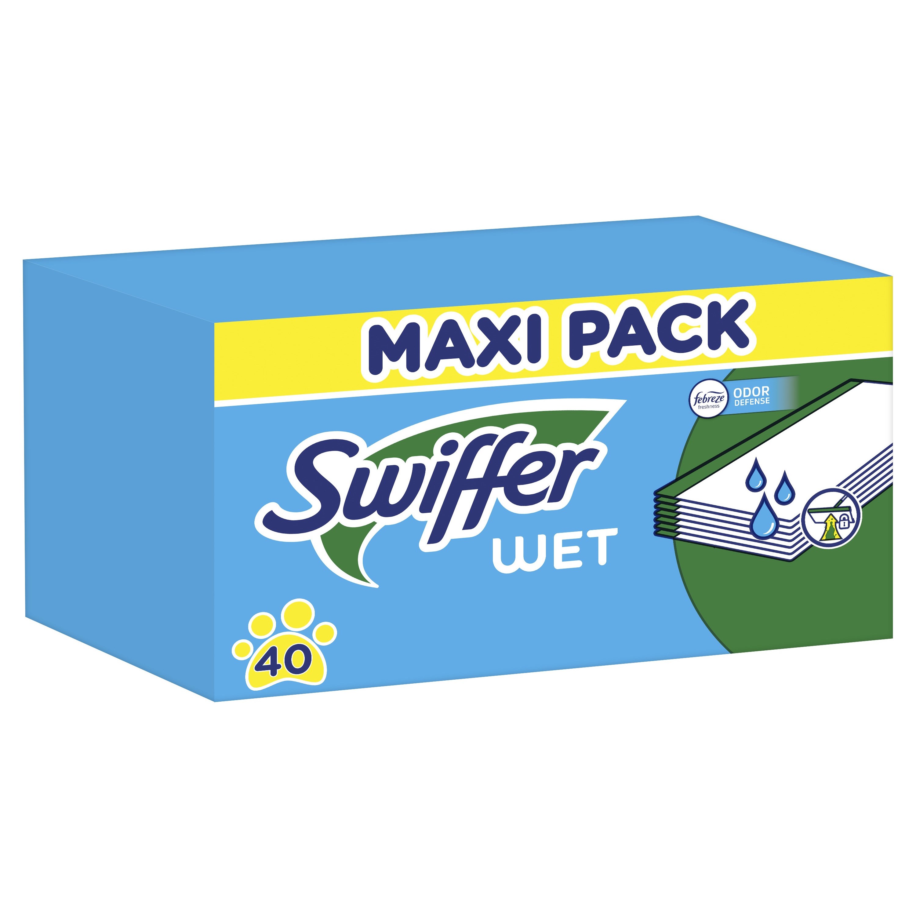 Swiffer Sweeper Floor Wet Wipes Ideal for Pets 40 st