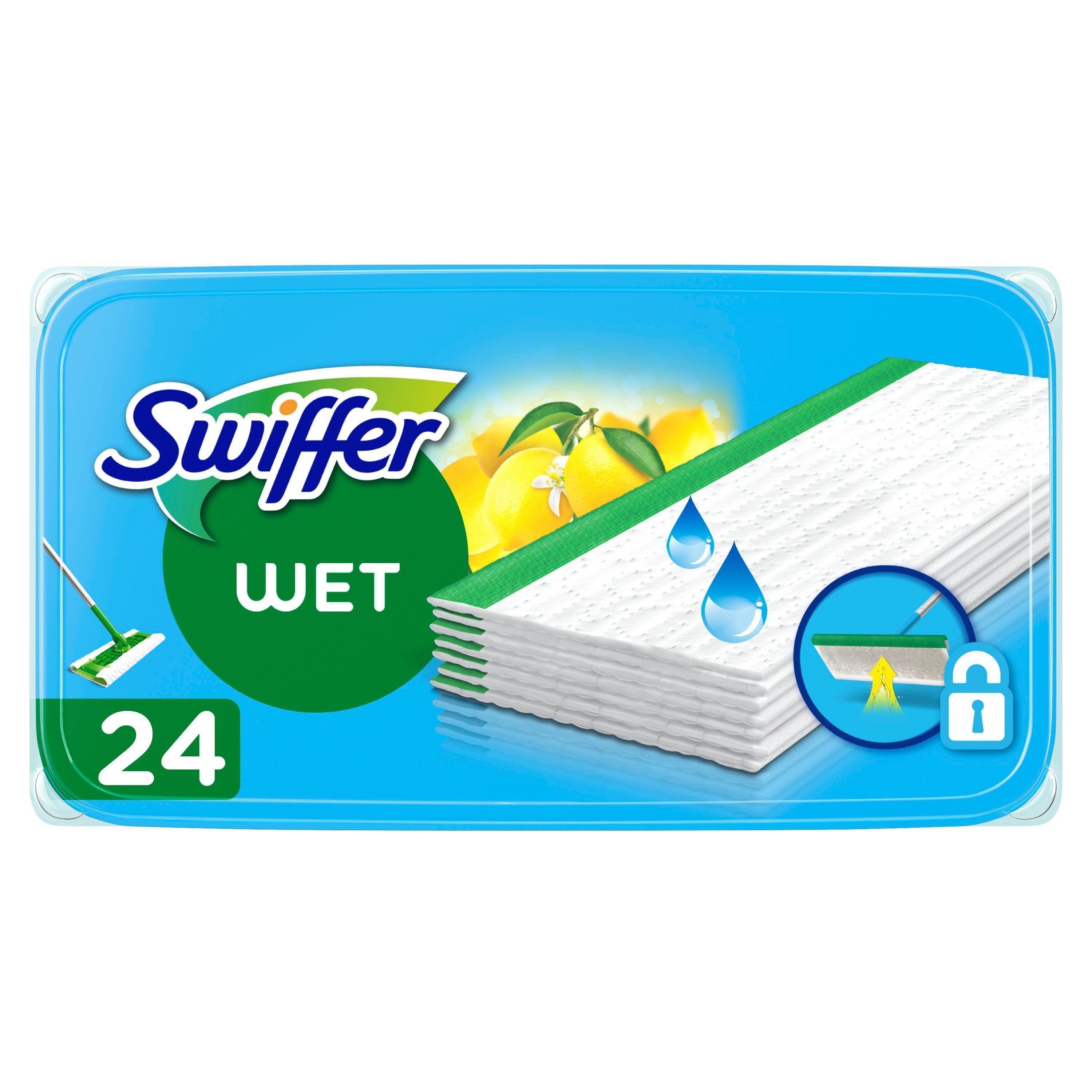 Swiffer Sweeper Floor Wet Wipes With Open Window Fresh Scent 24 st