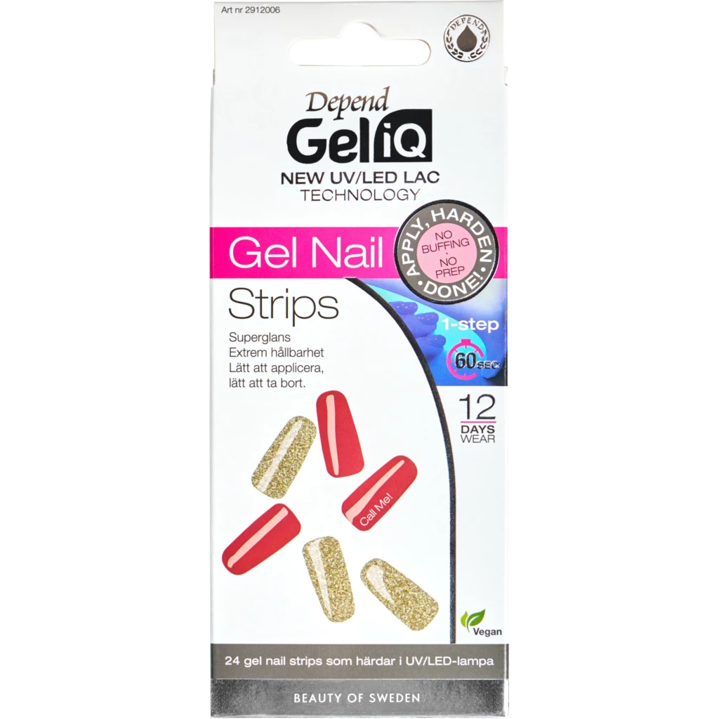 Gel iQ Gel Nail Strips Semi Cured 006 Call Me!