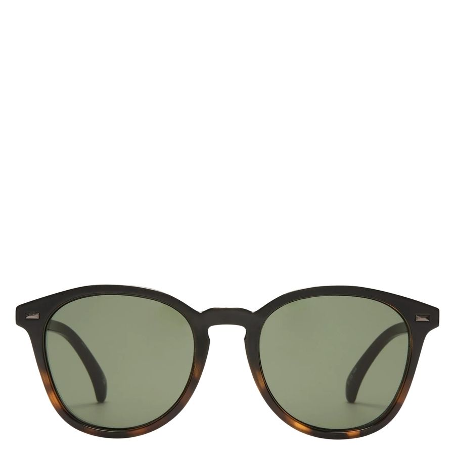 Le Specs Bandwagon Black Tortoise with Khaki Mono Lens