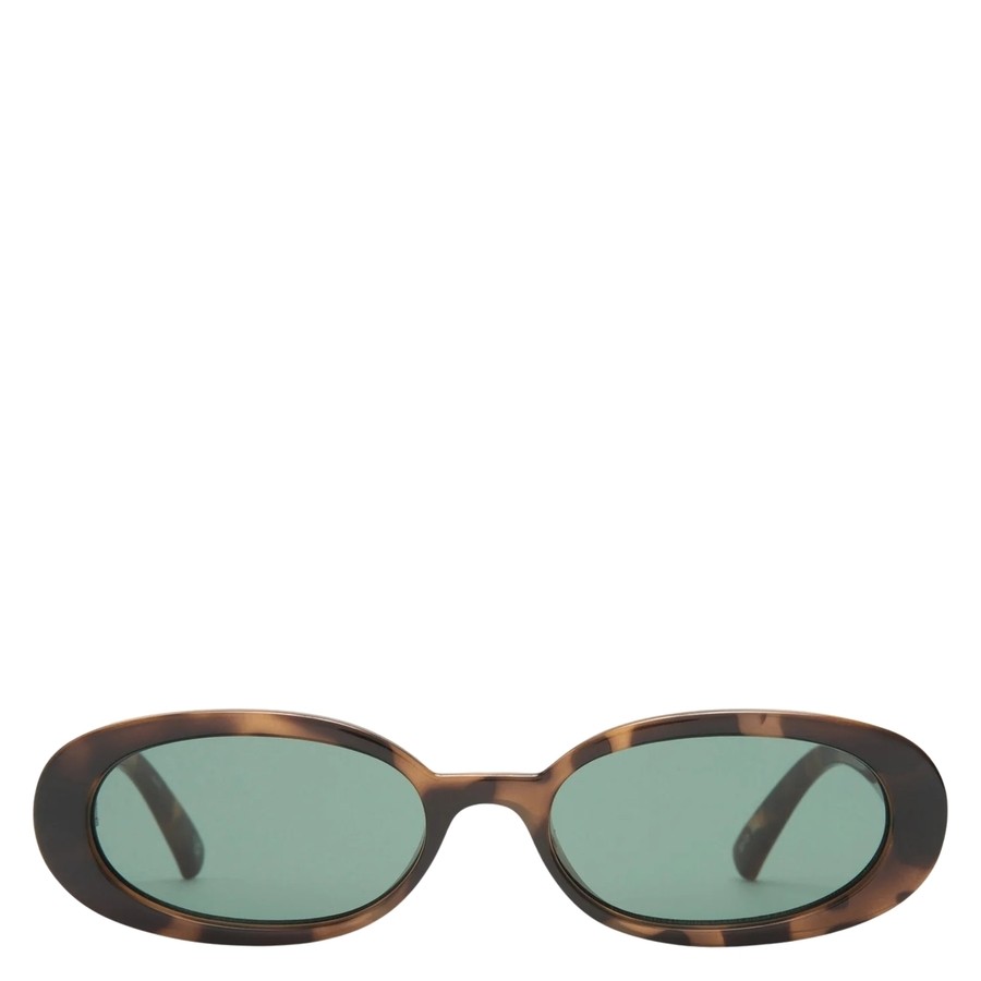 Le Specs Outta Love Volcanic Tort with Green Mono Lens