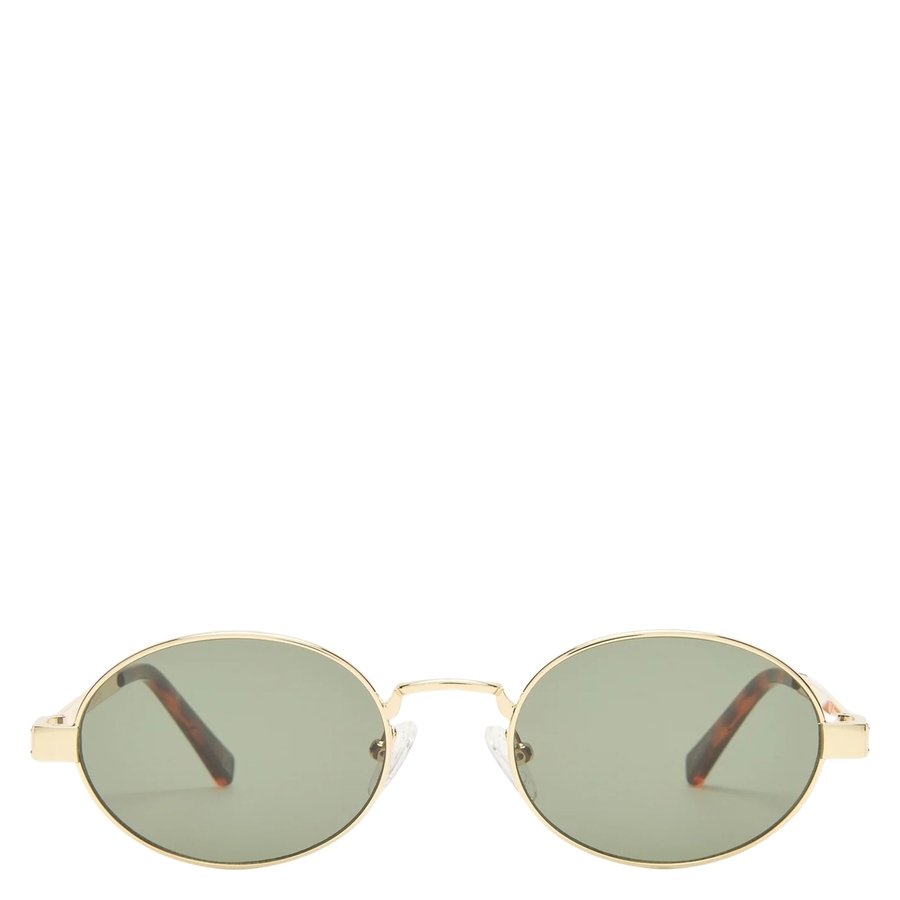 Le Specs Poseidon Deux Gold with Khaki Mono Lens