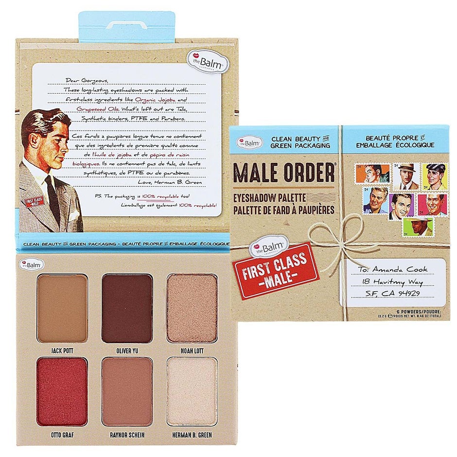 the Balm Male Order Eyeshadow Palette First Class