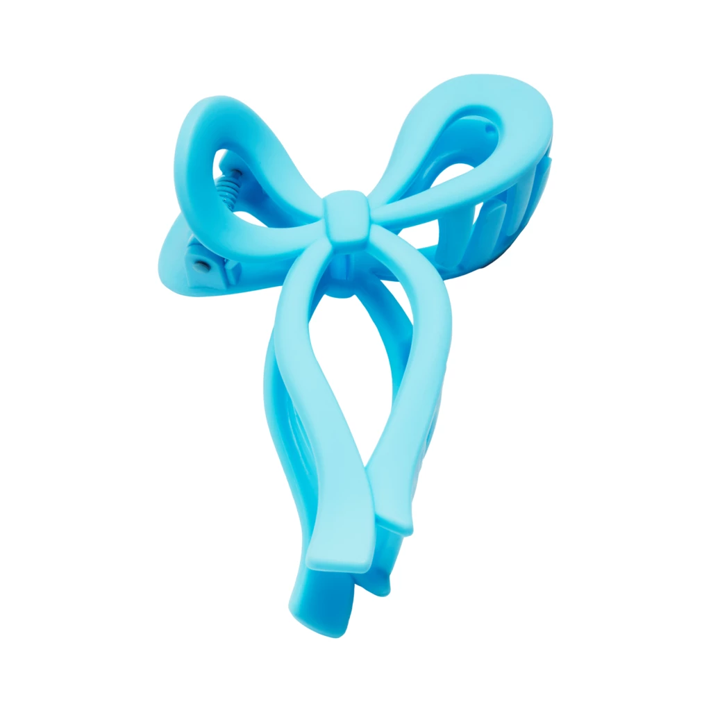 Bow Hair Clip Blue