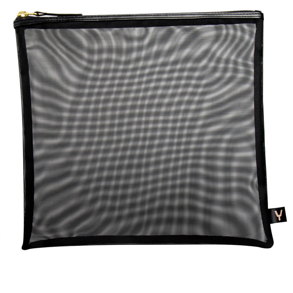 Sense of Youty Mesh Beauty Bag Black Large Large