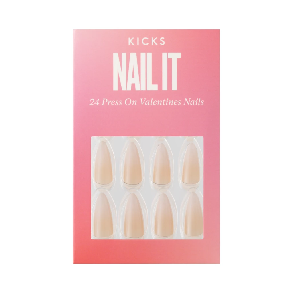 Press On Nails Valentines French