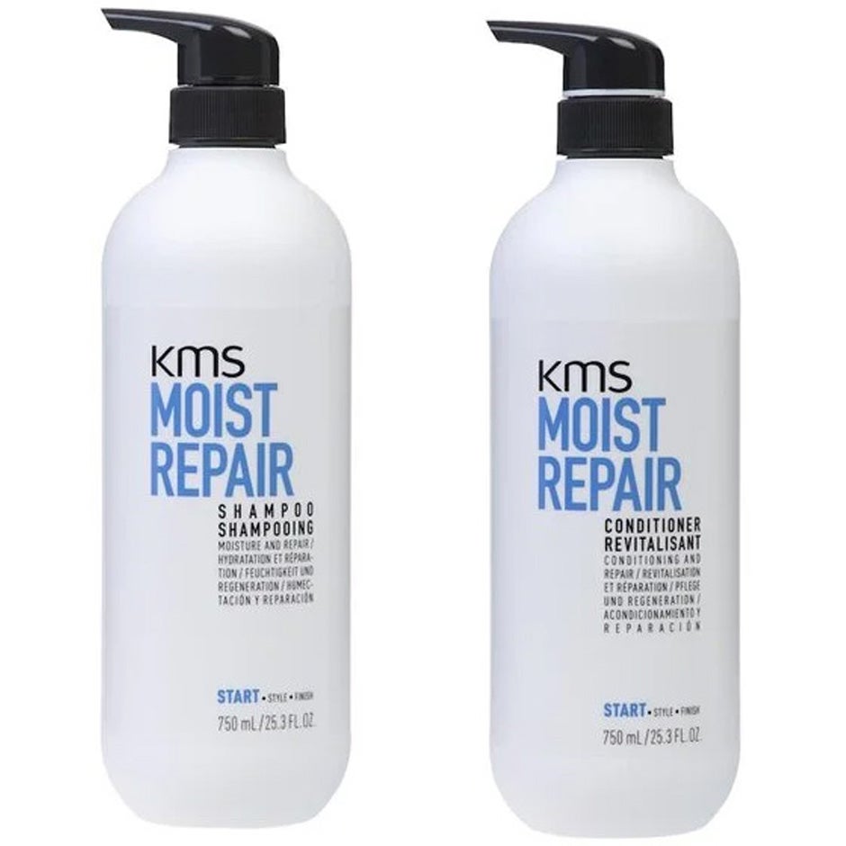 KMS Moist Repair Duo Shampoo 750 ml + Conditioner 750 ml - 1500 ml