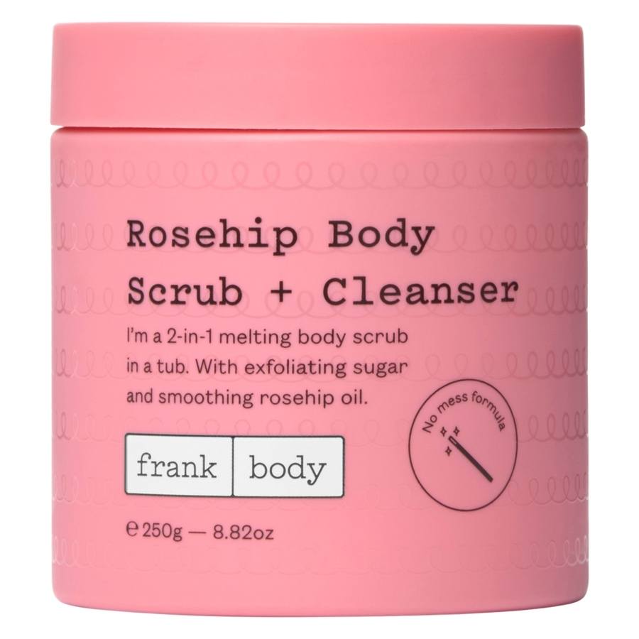 Frank Body Rosehip Body Scrub & Cleanser 250 g