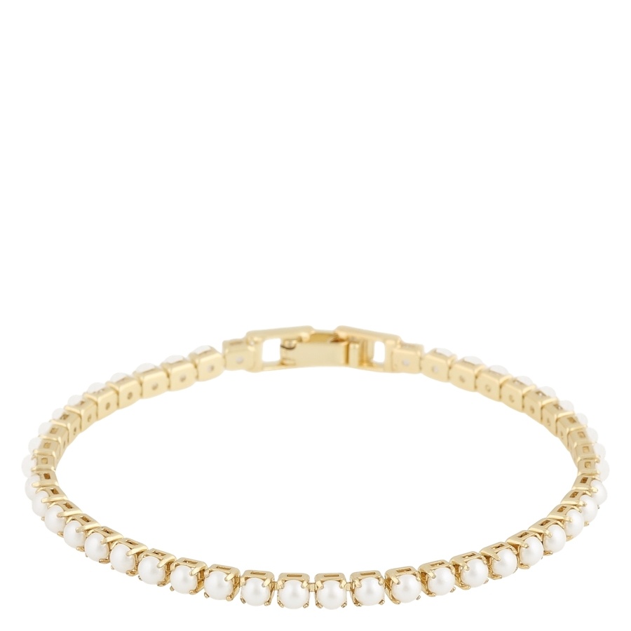 Snö of Sweden Lucy Pearl Bracelet Gold White Onesize