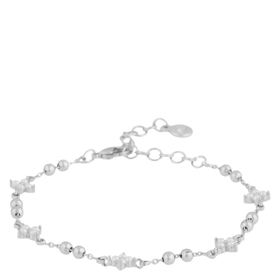 Snö of Sweden Lucy Small Pearl Bracelet Silver White Onesize