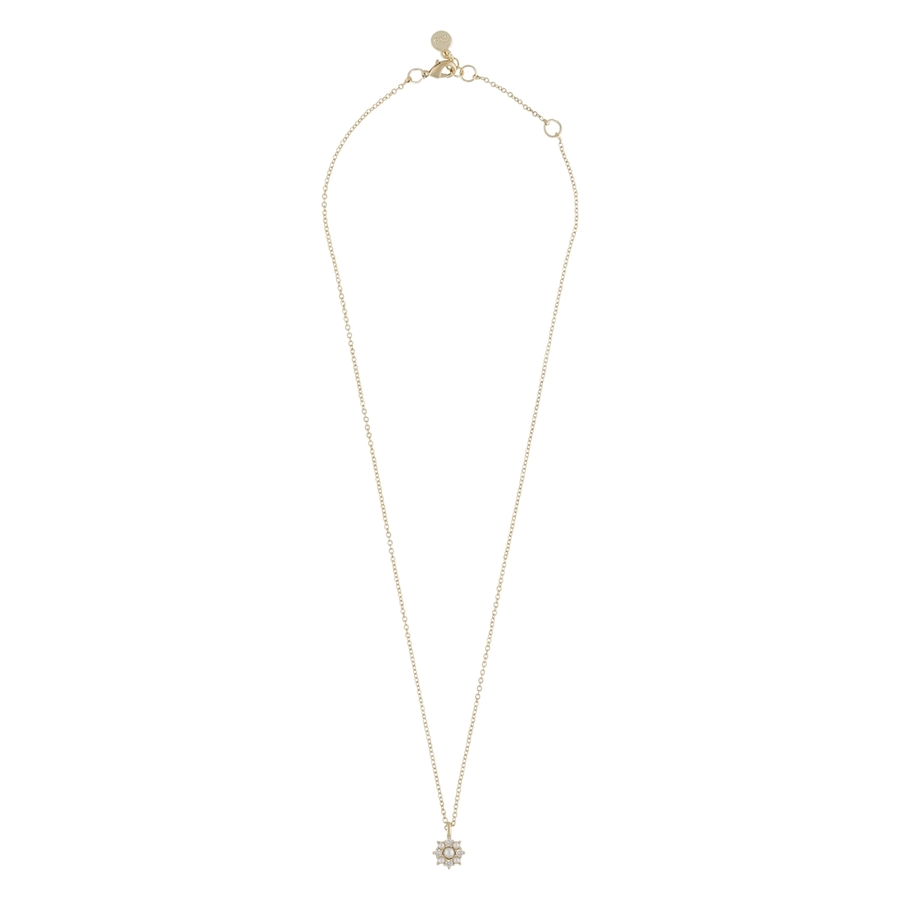 Snö of Sweden Lucy Pendant Necklace Gold White 45 cm