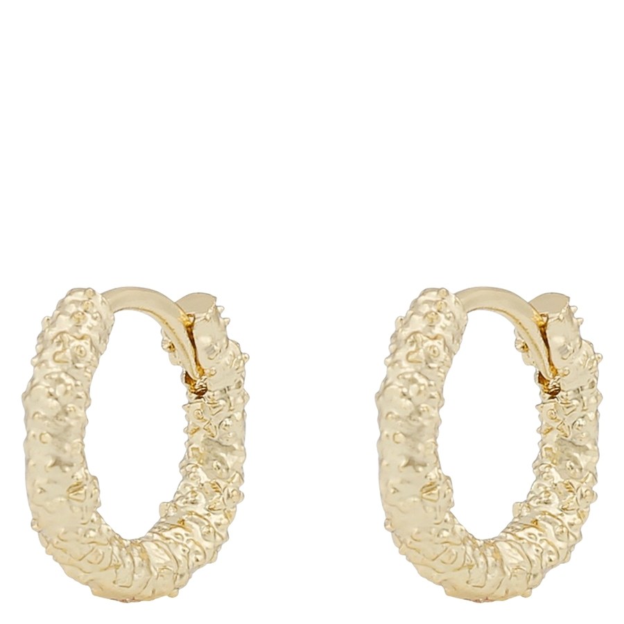 Snö of Sweden Gisele Small Ring Earrings Plain Gold Onesize