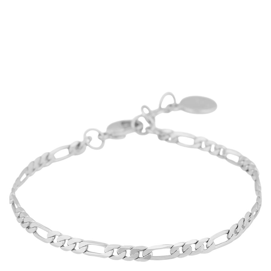 Snö of Sweden Row Small Chain Bracelet Plain Silver Onesize