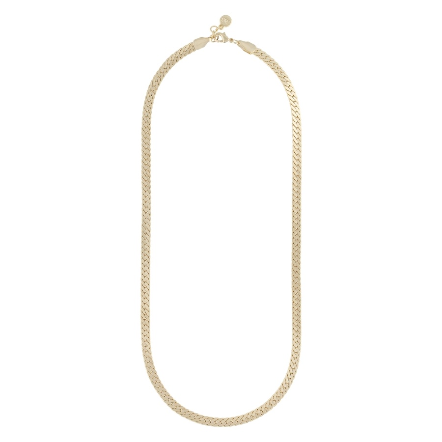 Snö of Sweden Row Necklace Plain Gold 45 cm