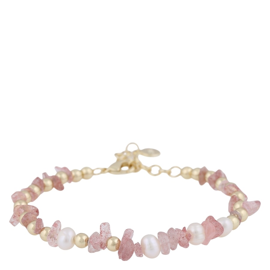 Snö of Sweden Hilma Small Bracelet Gold Pink Onesize