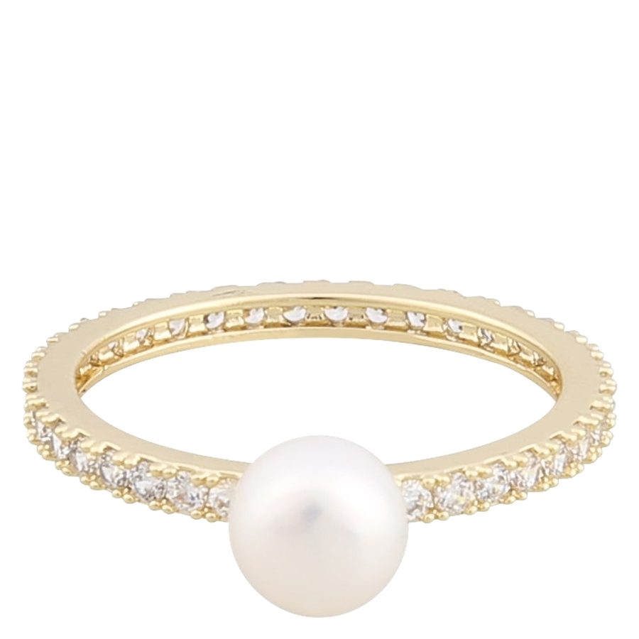 SNÖ Of Sweden Rio Small Pearl Ring Gold White L