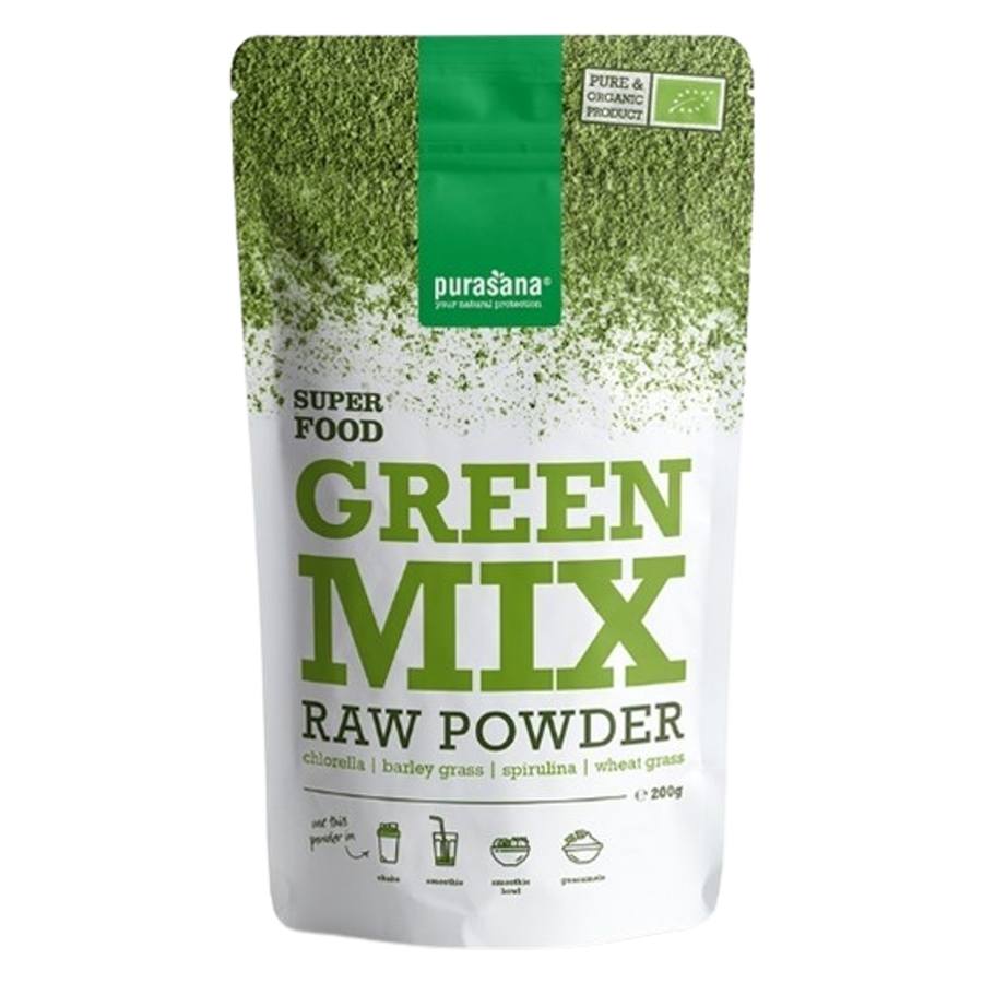 Purasana Green Mix Powder Organic 200 g