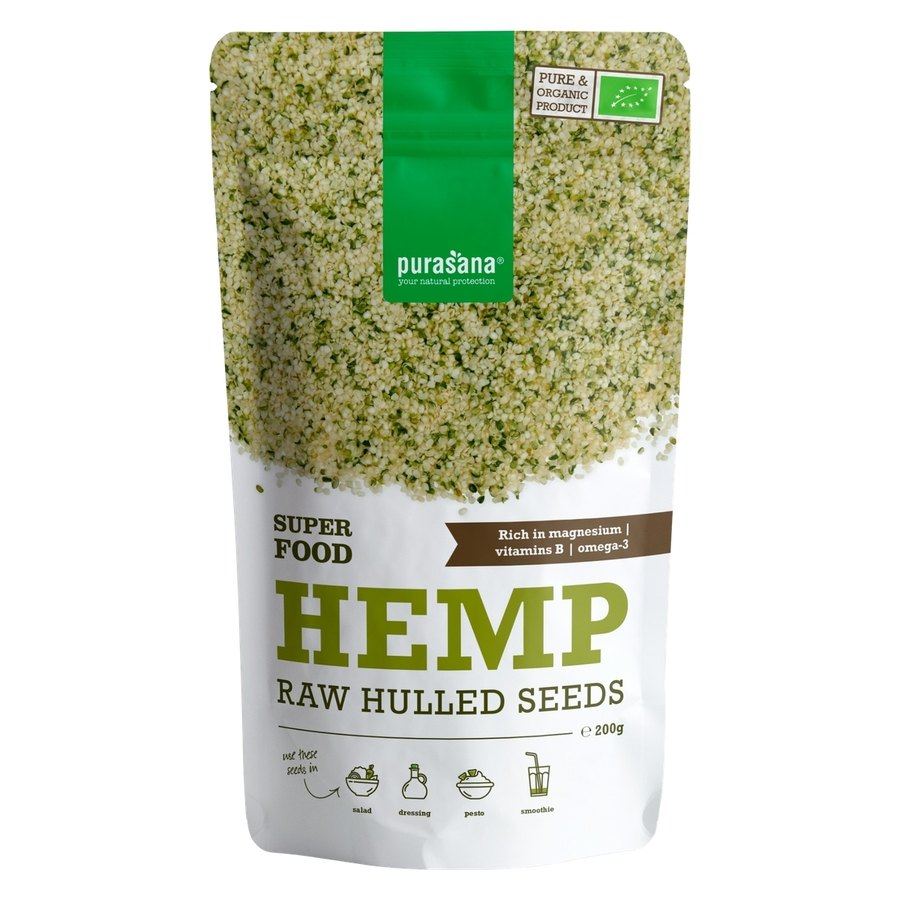 Purasana Hemp Seeds Organic 200 g