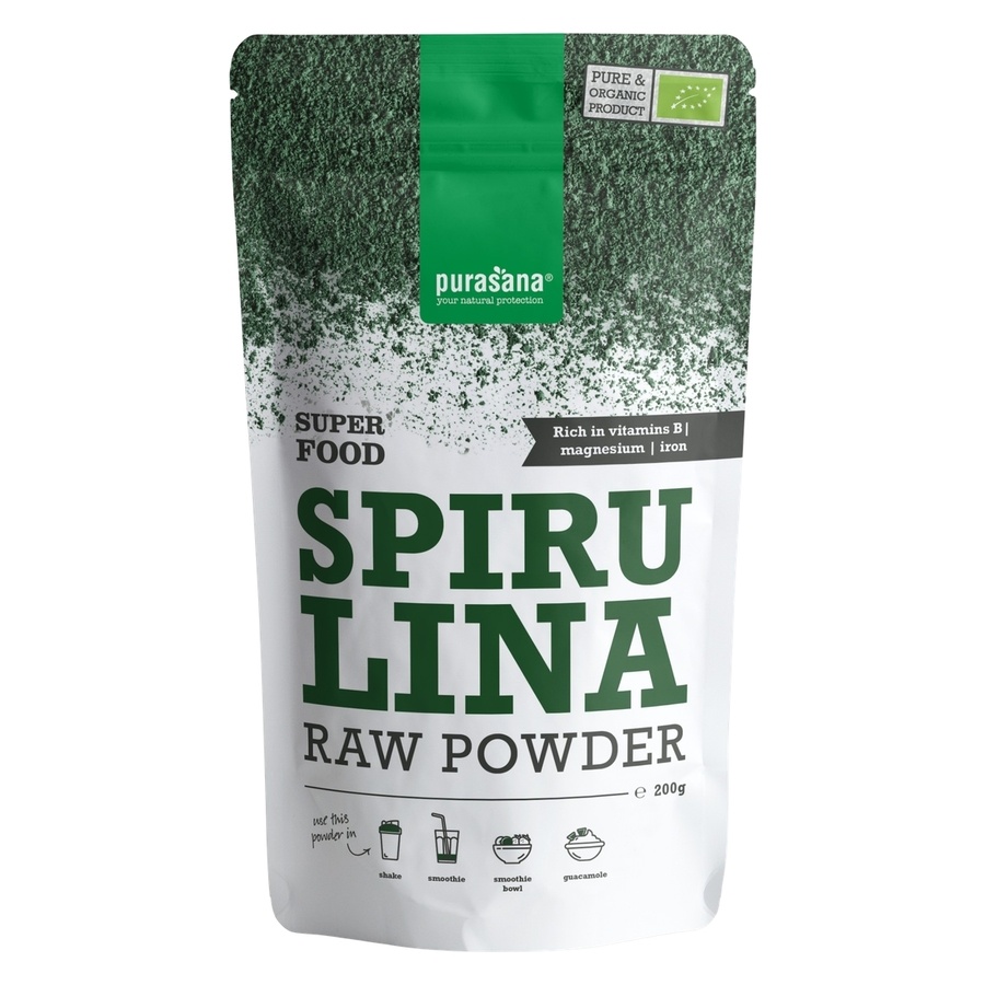 Purasana Spirulina Powder Organic 200 g