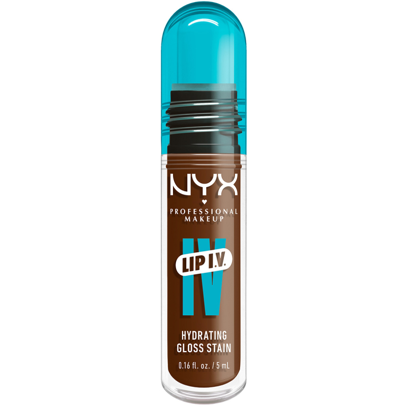 NYX Professional Makeup Lip I.V. Hydrating Gloss Stain 04 Cocoa Quench! (5 ml)