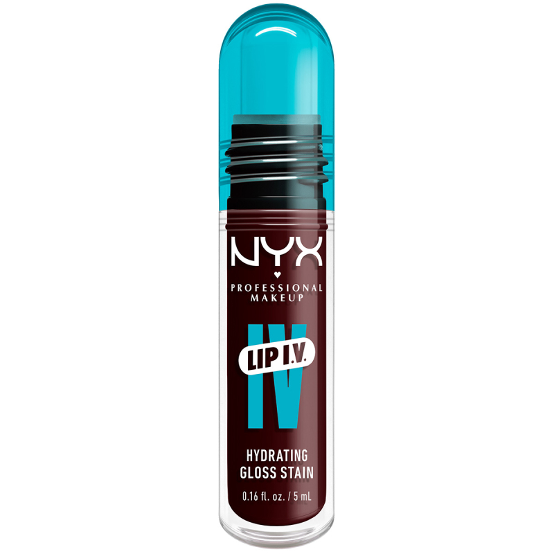 NYX Professional Makeup Lip I.V. Hydrating Gloss Stain 15 Water 'Bout Wine? (5 ml)