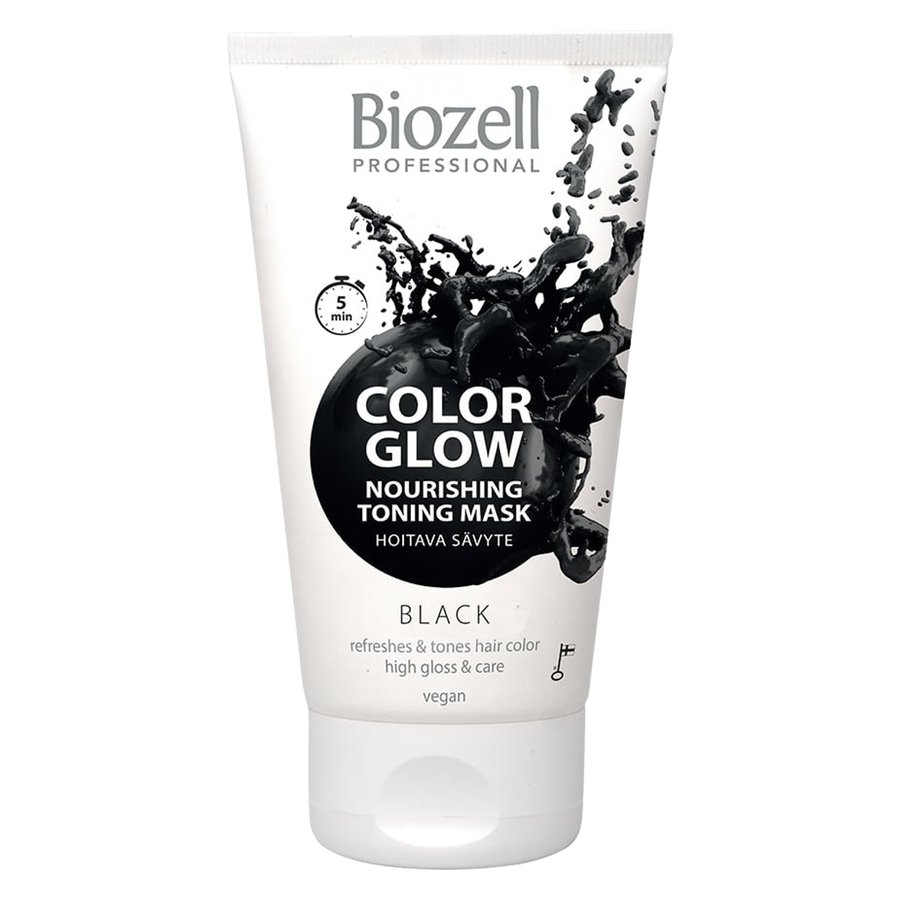 Biozell Color Glow Nourishing Toning Mask Black 150 ml