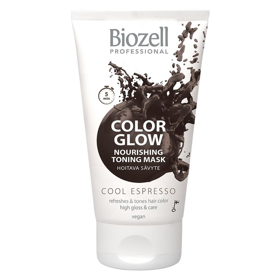 Biozell Color Glow Nourishing Toning Mask Cool Espresso 150 ml