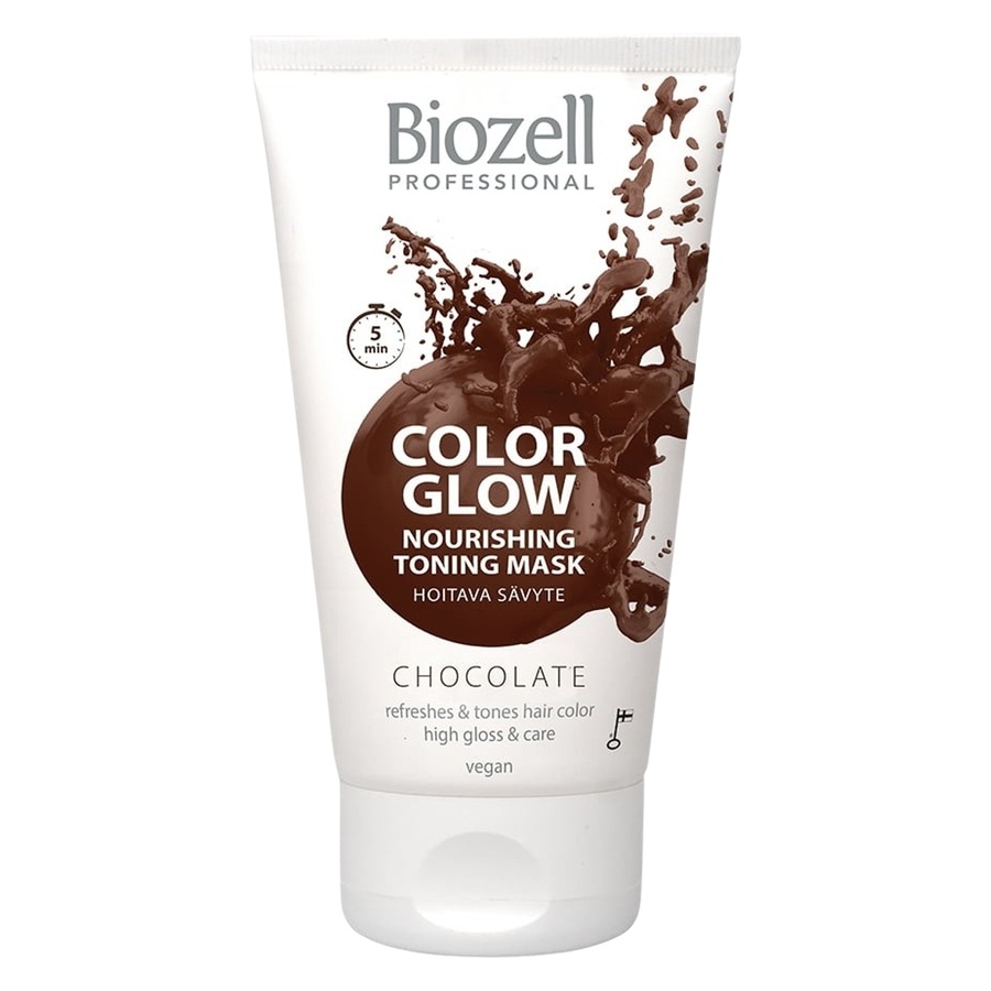 Biozell Color Glow Nourishing Toning Mask Chocolate 150 ml