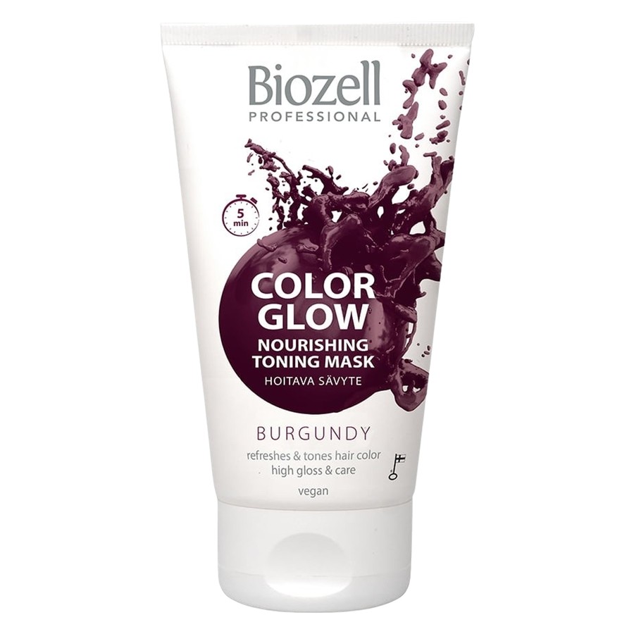 Biozell Color Glow Nourishing Toning Mask Burgundy 150 ml