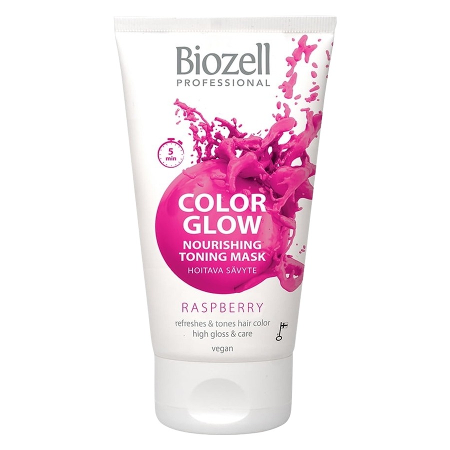 Biozell Color Glow Nourishing Toning Mask Raspberry 150 ml