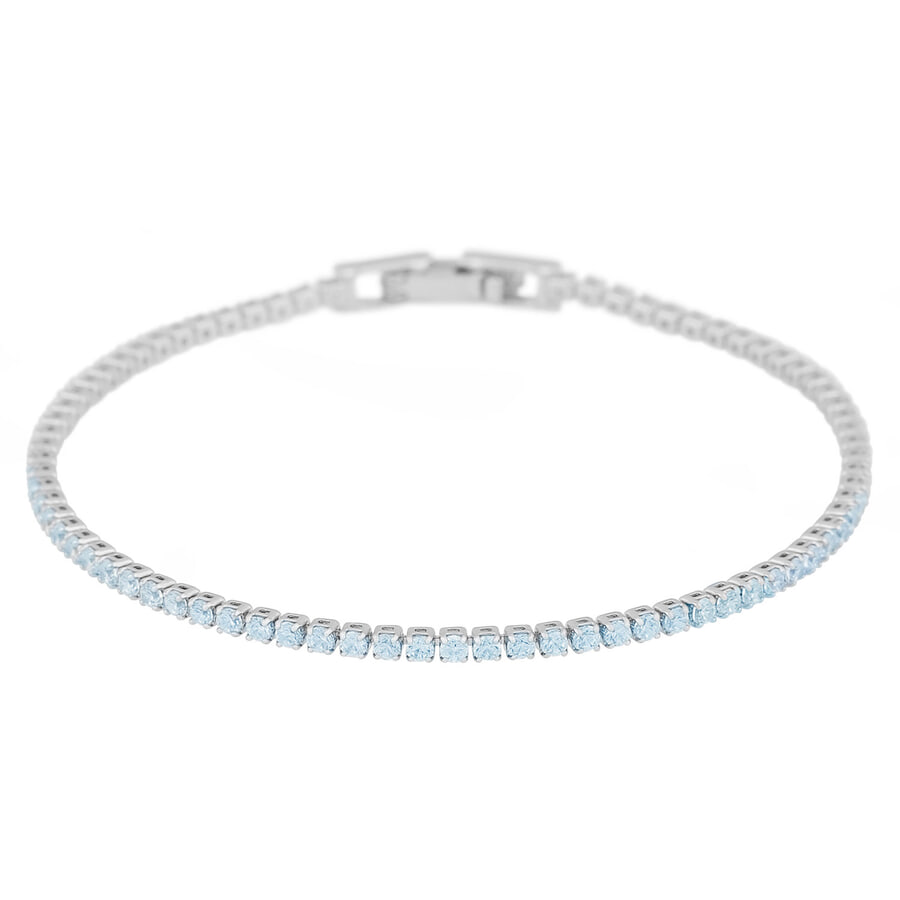 Snö of Sweden Sally Stone Bracelet Silver Llight Blue Onesize