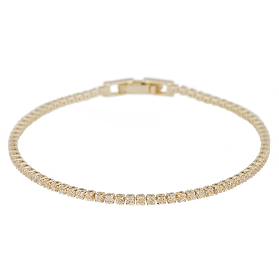 Snö of Sweden Sally Stone Bracelet Gold Champagne Onesize