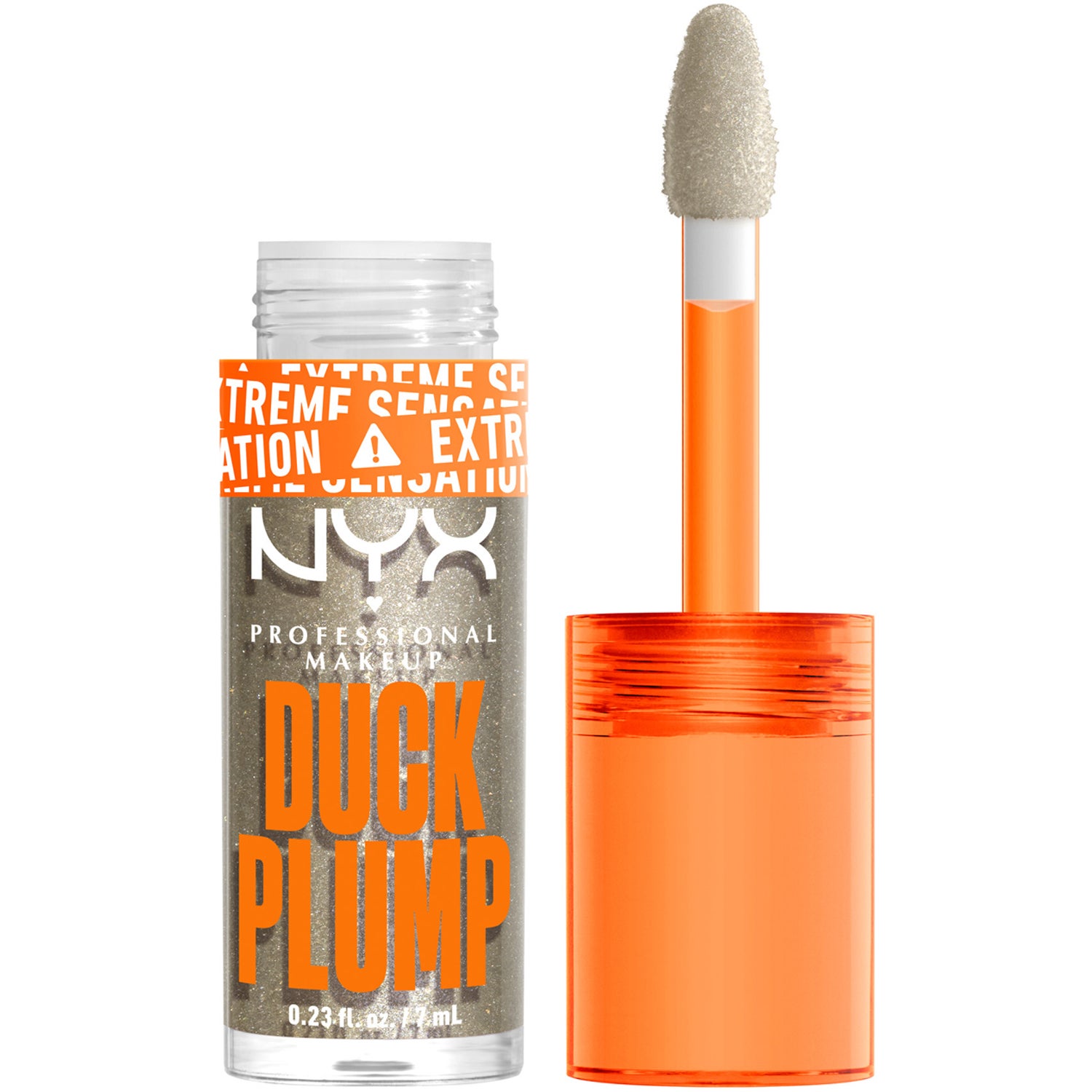 NYX Professional Makeup Duck Plump Trickz Lip Lacquer 20 Quazy Silver - 7 ml