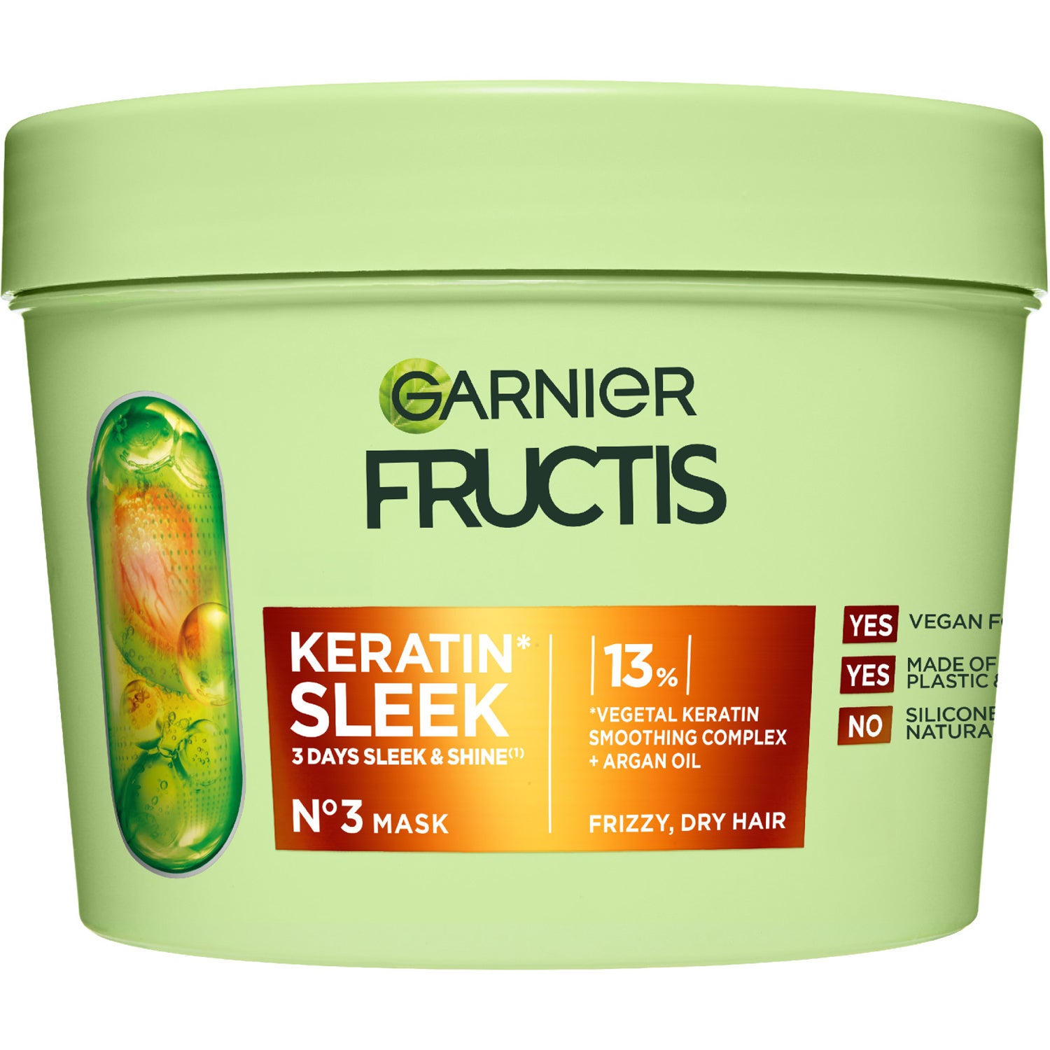 Garnier Fructis Keratin Sleek Mask 370 ml