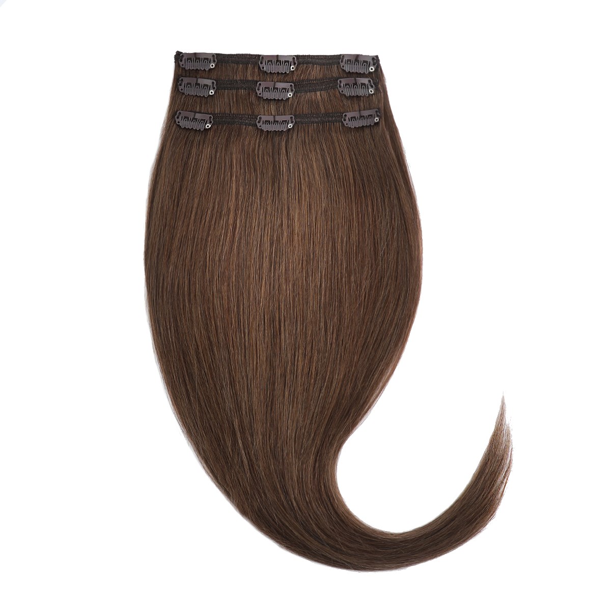 Rapunzel of Sweden Clip-on set 3 pieces 50 cm 5.0 Brown